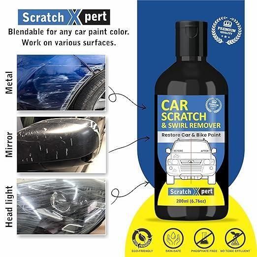 Buzzario Car Body Scratch Remover and Repair Polishing Cream Kit with Sponge 200ML