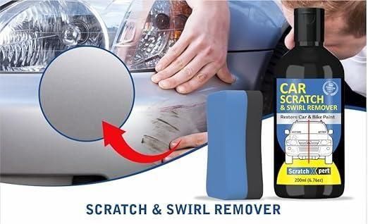 Buzzario Car Body Scratch Remover and Repair Polishing Cream Kit with Sponge 200ML