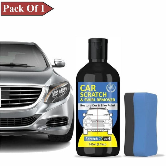 Buzzario Car Body Scratch Remover and Repair Polishing Cream Kit with Sponge 200ML